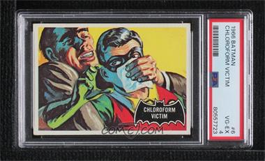 1966 Topps Batman Black Bat - [Base] #6 - Chloroform Victim [PSA 4 VG‑EX]