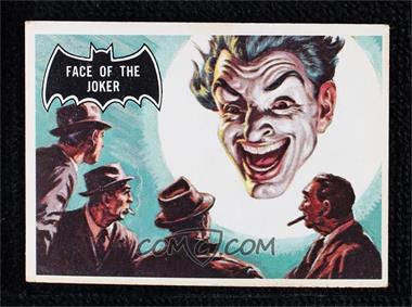1966 Topps Batman Black Bat - [Base] #9 - Face of the Joker