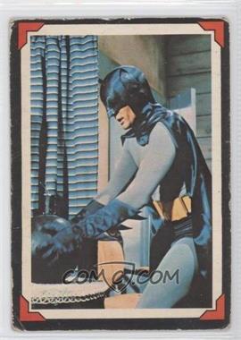 1966 Topps Batman Riddler Back - [Base] #17 - Cautious Caped Crusader [Good to VG‑EX]