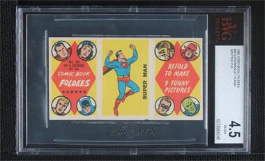 1966 Topps DC Comics Comic Book Foldees - [Base] #26 - Superman [BVG 4.5 VG‑EX+]