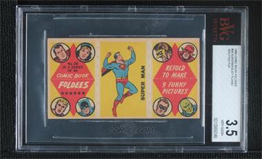 1966 Topps DC Comics Comic Book Foldees - [Base] #26 - Superman [BVG 3.5 VERY GOOD+]