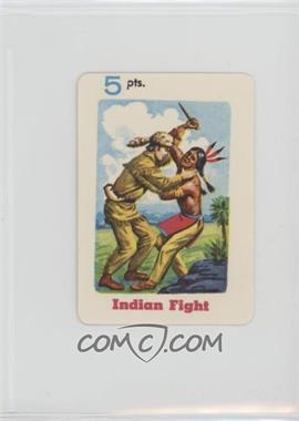 1967 Ed-U-Cards Daniel Boone Card Game - [Base] - Mini #INFI - Indian Fight