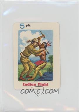 1967 Ed-U-Cards Daniel Boone Card Game - [Base] - Mini #INFI - Indian Fight