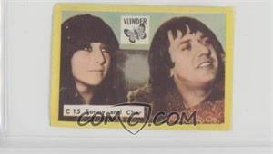 1967 Vlinder Matches Film, TV and Music Stars - C Series - [Base] #C 15 - Sonny and Cher [Poor to Fair]