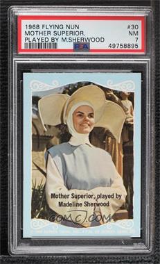 1968 Donruss The Flying Nun - [Base] #30 - Mother Superior, Played by Madeline Sherwood [PSA 7 NM]