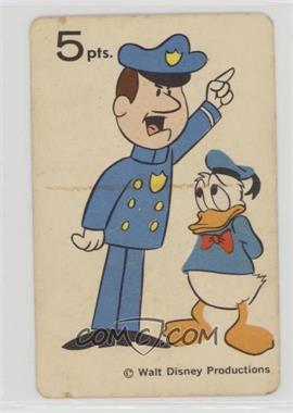 1968 Ed-U-Cards Donald Duck Card Game - [Base] #5pts - Donald Duck [Poor to Fair]