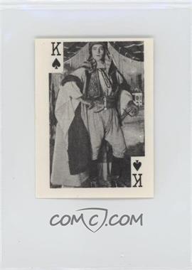 1969 Globe Imports Playing Cards - Gas Station Issue [Base] #KS.1 - Rudolph Valentino