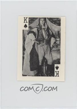 1969 Globe Imports Playing Cards - Gas Station Issue [Base] #KS.1 - Rudolph Valentino