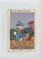 Kalle Anka o Pluto (Police Outfit Donald Duck & Pluto) [Good to VG…