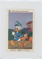 Kalle Anka o Pluto (Police Outfit Donald Duck & Pluto) [Good to VG…
