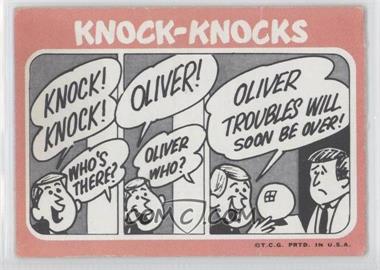 1969 Topps Knock-Knocks - [Base] #OLIV - Oliver [Good to VG‑EX]