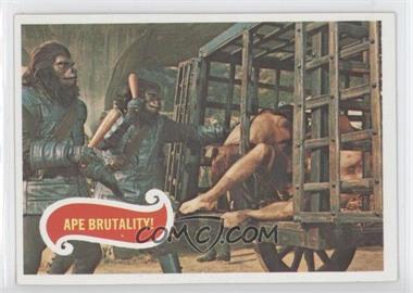 1969 Topps Planet of the Apes - [Base] #13 - Ape Brutality!