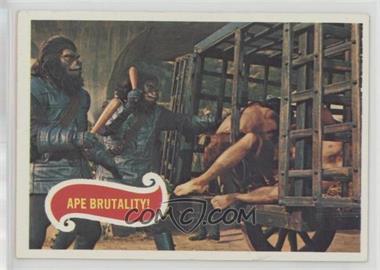 1969 Topps Planet of the Apes - [Base] #13 - Ape Brutality!