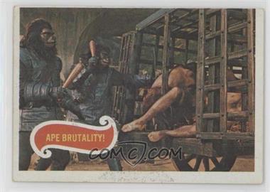 1969 Topps Planet of the Apes - [Base] #13 - Ape Brutality!