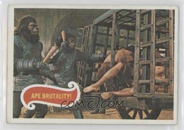 1969 Topps Planet of the Apes - [Base] #13 - Ape Brutality!