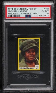 1970s Vlinder Matches Film, TV and Music Stars - F Series - [Base] #F 49 - Michael Jackson [PSA 6 EX‑MT]