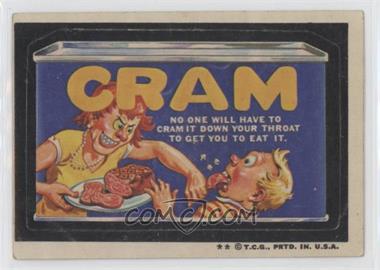 1973-74 Topps Wacky Packages Series 5 - [Base] #_CRAM - Cram [Good to VG‑EX]