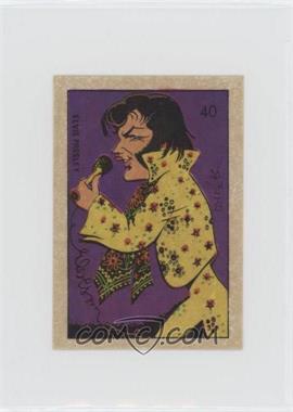 1973 Hippy2000 Parody Stickers - Music Stars #40 - Elvis Presley