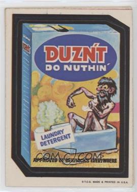 1973 Topps Wacky Packages Series 1 - [Base] - White Back #DUZN - Duzn't Detergent