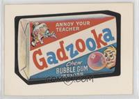 Gadzooka Bubble Gum [Good to VG‑EX]
