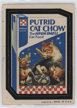 1973 Topps Wacky Packages Series 2 - [Base] - White Back #_PUCC - Putrid Cat Chow