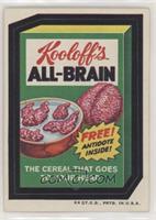 All-Brain Cereal [Good to VG‑EX]