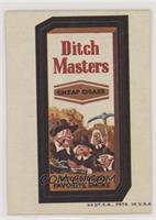 Ditch Masters [Good to VG‑EX]