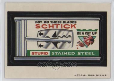 1973 Topps Wacky Packages Series 2 - [Base] #_SCHT - Schtick