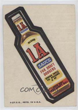 1973 Topps Wacky Packages Series 3 - [Base] #27 - 1.A. Sauce