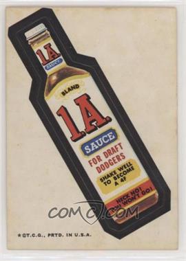 1973 Topps Wacky Packages Series 3 - [Base] #27 - 1.A. Sauce