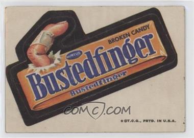 1973 Topps Wacky Packages Series 3 - [Base] #4 - Bustedfinger