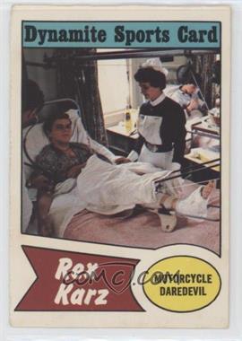 1974-83 Scholastic Dynamite Magazine Sports Cards - [Base] #_REKA - Rex Karz [Good to VG‑EX]