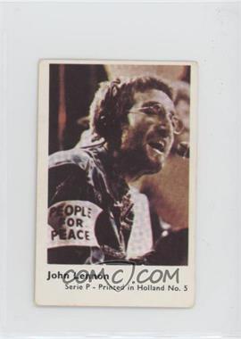 1974 Dutch Gum Serie P - Printed in Holland - [Base] #5 - John Lennon [Good to VG‑EX]