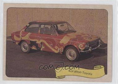1974 Fleer Kustom Cars - Stickers #_KOTO - Koratron Toyota