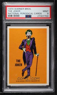 1974 National Periodicals Wonder Bread DC Heroes/Warner Bros. Cartoons - [Base] #_JOKE - The Joker [PSA 9 MINT]