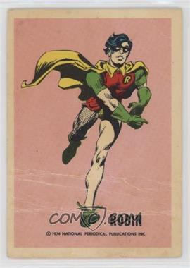1974 National Periodicals Wonder Bread DC Heroes/Warner Bros. Cartoons - [Base] #_ROBI - Robin [Poor to Fair]