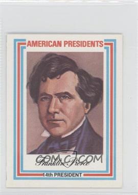 1974 Panographics American Presidents - [Base] #14 - Franklin Pierce