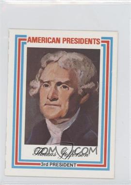 1974 Panographics American Presidents - [Base] #3 - Thomas Jefferson