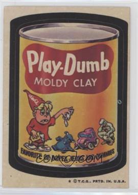 1974 Topps Wacky Packages Series 10 - [Base] #_PDMC - Play-Dumb Moldy Clay [Good to VG‑EX]
