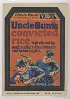 Uncle Bum's Convicted Rice
