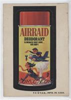 Airraid Deodorant [Good to VG‑EX]