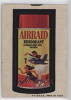 Airraid Deodorant [Good to VG‑EX]