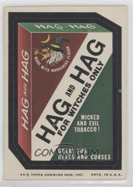 1974 Topps Wacky Packages Series 7 - [Base] #_HAGH - Hag and Hag