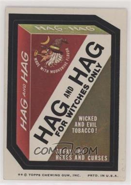 1974 Topps Wacky Packages Series 7 - [Base] #_HAGH - Hag and Hag