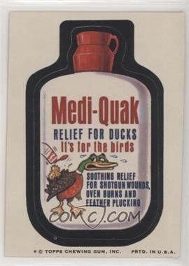 1974 Topps Wacky Packages Series 7 - [Base] #_MEDI - Medi-Quak