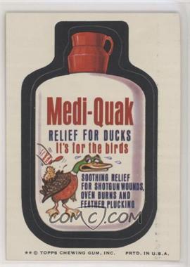 1974 Topps Wacky Packages Series 7 - [Base] #_MEDI - Medi-Quak