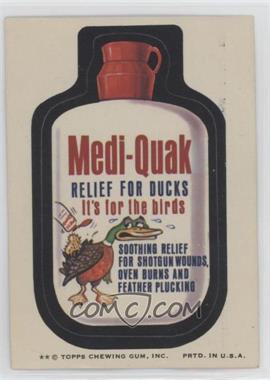 1974 Topps Wacky Packages Series 7 - [Base] #_MEDI - Medi-Quak