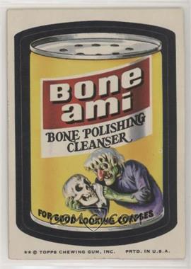 1974 Topps Wacky Packages Series 8 - [Base] #_BONE - Bone Ami