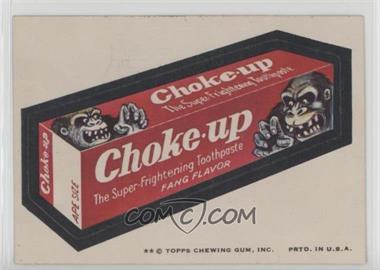 1974 Topps Wacky Packages Series 8 - [Base] #_CHOK - Choke-Up [Good to VG‑EX]