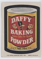Daffy Baking Powder [Good to VG‑EX]